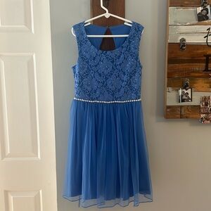 Speechless light blue dress, size kids 10